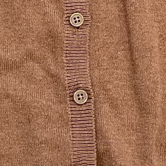 Old Navy Basic/Classic Cotton Blend Camel/Neutral/Tan Crew Neck Cardigan, XL - Picture 6 of 13